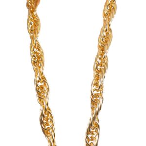 Arsimus 40-Inch Heavy Gold Dookie Chain for 80s and 90s Rapper Costume