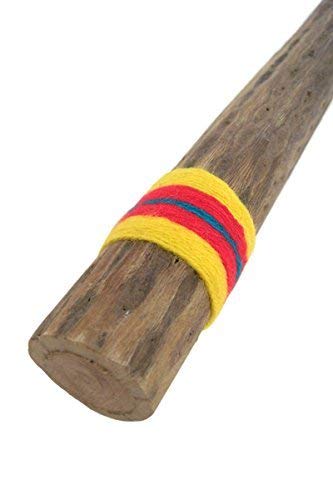 Africa Heartwood Project 60" Cactus Rainstick from Chile - Authentic Handcrafted Rain Stick Musical Instrument with Rasta Yarn Wrap and Durable Sealant