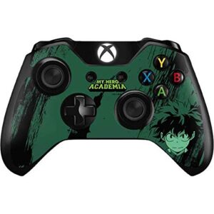 skinit decal gaming skin compatible with xbox one controller - officially licensed funimation deku design