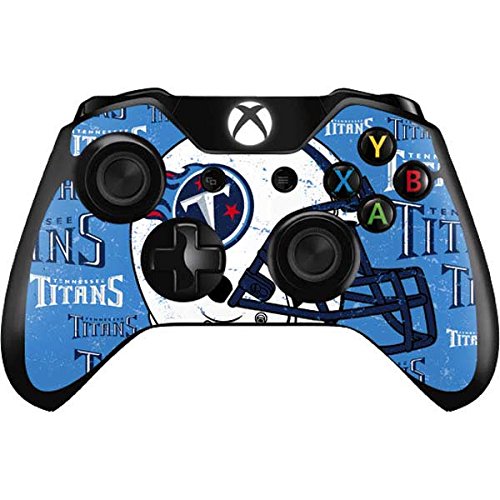 Skinit Decal Gaming Skin Compatible with Xbox One Controller - Officially Licensed NFL Tennessee Titans - Blast Design