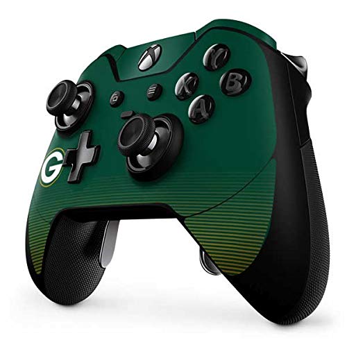 Skinit Decal Gaming Skin compatible with Xbox One Elite Controller - Officially Licensed NFL Green Bay Packers Breakaway Design