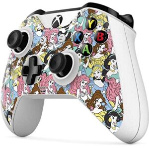 Skinit Decal Gaming skin compatible with Xbox One S Controller - Officially Licensed Disney Princess Disney Princesses Pattern Design