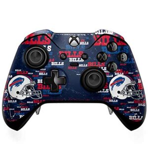 skinit decal gaming skin compatible with xbox one elite controller - officially licensed nfl buffalo bills - blast alternate design