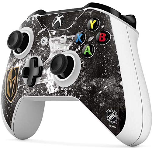 Skinit Decal Gaming Skin compatible with Xbox One S Controller - Officially Licensed NHL Vegas Golden Knights Frozen Design