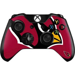 skinit decal gaming skin compatible with xbox one controller - officially licensed nfl arizona cardinals large logo design