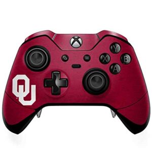 Skinit Decal Gaming Skin compatible with Xbox One Elite Controller - Officially Licensed College Oklahoma Sooners Red Design