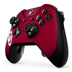 Skinit Decal Gaming Skin compatible with Xbox One Elite Controller - Officially Licensed College Oklahoma Sooners Red Design