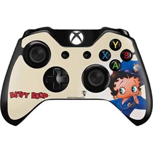 skinit decal gaming skin compatible with xbox one controller - officially licensed betty boop betty boop the police officer design