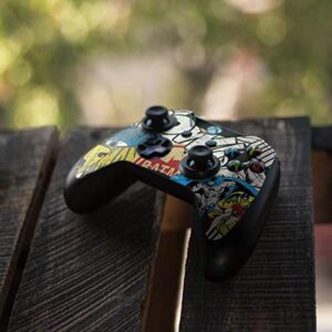 Skinit Decal Gaming Skin Compatible with Xbox One Elite Controller - Officially Licensed Warner Bros Batman and Robin Vintage Design