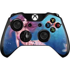 skinit decal gaming skin compatible with xbox one controller - officially licensed tate and co. aurelia mermaid with fish design