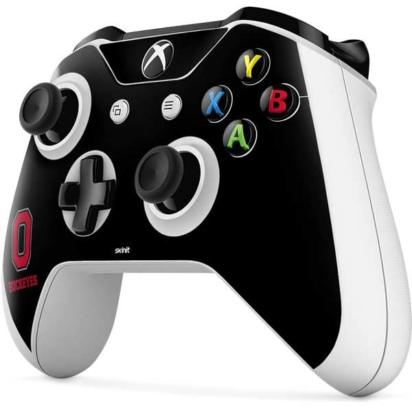 Skinit Decal Gaming Skin Compatible with Xbox One S Controller - Officially Licensed Ohio State University Ohio State University Design