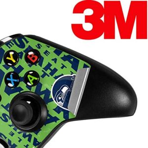 Skinit Decal Gaming Skin Compatible with Xbox One S Controller - Officially Licensed NFL Seattle Seahawks - Blast Green Design