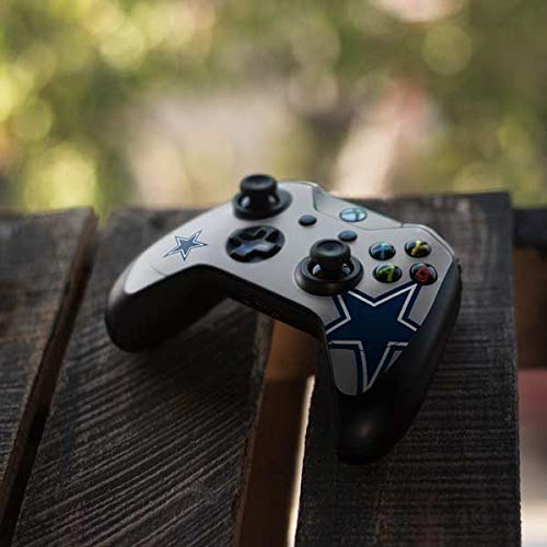 Skinit Decal Gaming Skin compatible with Xbox One Elite Controller - Officially Licensed NFL Dallas Cowboys Retro Logo Design