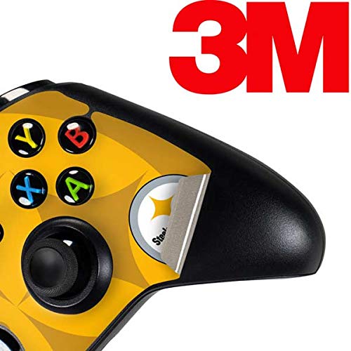 Skinit Decal Gaming Skin Compatible with Xbox One Controller - Officially Licensed NFL Pittsburgh Steelers Double Vision Design