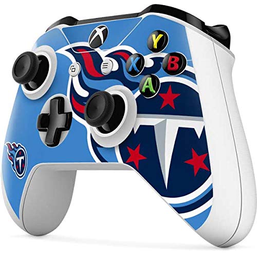 Skinit Decal Gaming Skin Compatible with Xbox One S Controller - Officially Licensed NFL Tennessee Titans Large Logo Design