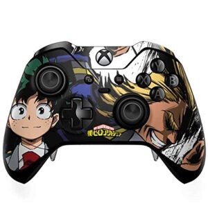 skinit decal gaming skin compatible with xbox one elite controller - officially licensed funimation all might and deku design