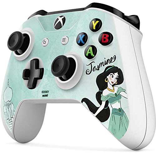 Skinit Decal Gaming Skin Compatible with Xbox One S Controller - Officially Licensed Disney Princess Jasmine Design