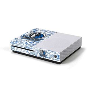 skinit decal gaming skin for xbox one s console - officially licensed nba dallas mavericks historic blast design