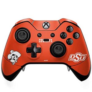 skinit decal gaming skin compatible with xbox one elite controller - officially licensed college oklahoma state vintage design