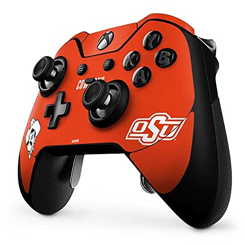 Skinit Decal Gaming Skin compatible with Xbox One Elite Controller - Officially Licensed College Oklahoma State Vintage Design