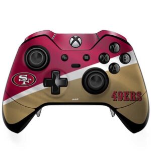 Skinit Decal Gaming Skin compatible with Xbox One Elite Controller - Officially Licensed NFL San Francisco 49ers Design