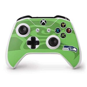 Skinit Decal Gaming Skin compatible with Xbox One S Controller - Officially Licensed NFL Seattle Seahawks Double Vision Design