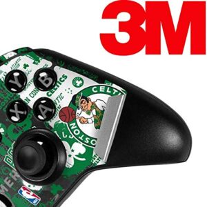 Skinit Decal Gaming Skin compatible with Xbox One Elite Controller - Officially Licensed NBA Boston Celtics Historic Blast Design