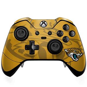 skinit decal gaming skin compatible with xbox one elite controller - officially licensed nfl jacksonville jaguars double vision design