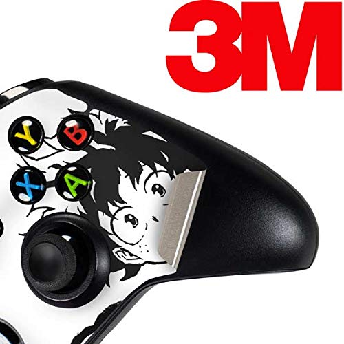 Skinit Decal Gaming Skin compatible with Xbox One Controller - Officially Licensed Funimation All Might and Deku Black and White Design