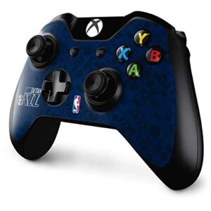 Skinit Decal Gaming Skin Compatible with Xbox One Controller - Officially Licensed NBA Utah Jazz Blast Design