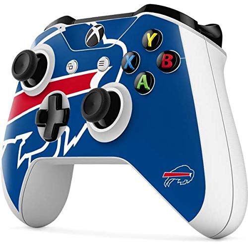 Skinit Decal Gaming Skin compatible with Xbox One S Controller - Officially Licensed NFL Buffalo Bills Large Logo Design