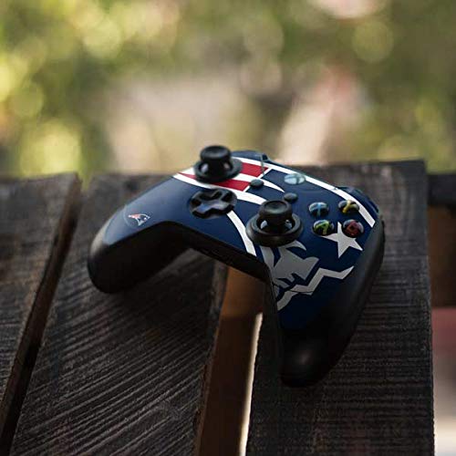 Skinit Decal Gaming Skin compatible with Xbox One Elite Controller - Officially Licensed NFL New England Patriots Large Logo Design