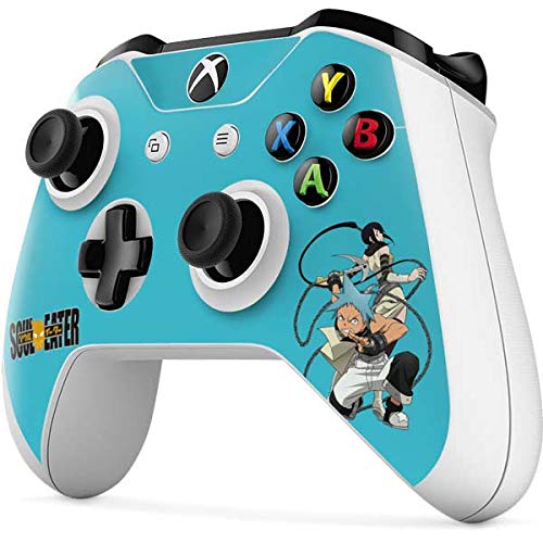 Skinit Decal Gaming Skin Compatible with Xbox One S Controller - Officially Licensed Funimation Soul Eater Attack Design