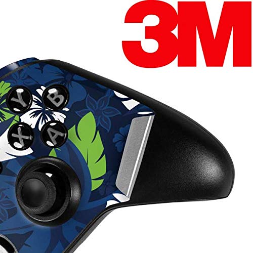 Skinit Decal Gaming Skin compatible with Xbox One Elite Controller - Officially Licensed NFL Seattle Seahawks Tropical Print Design