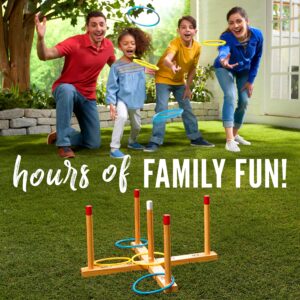 Franklin Sports Wooden Ring Toss