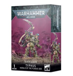 games workshop 99120102076" typhus: herald of the plague god miniature, black for 12 years to 99 years