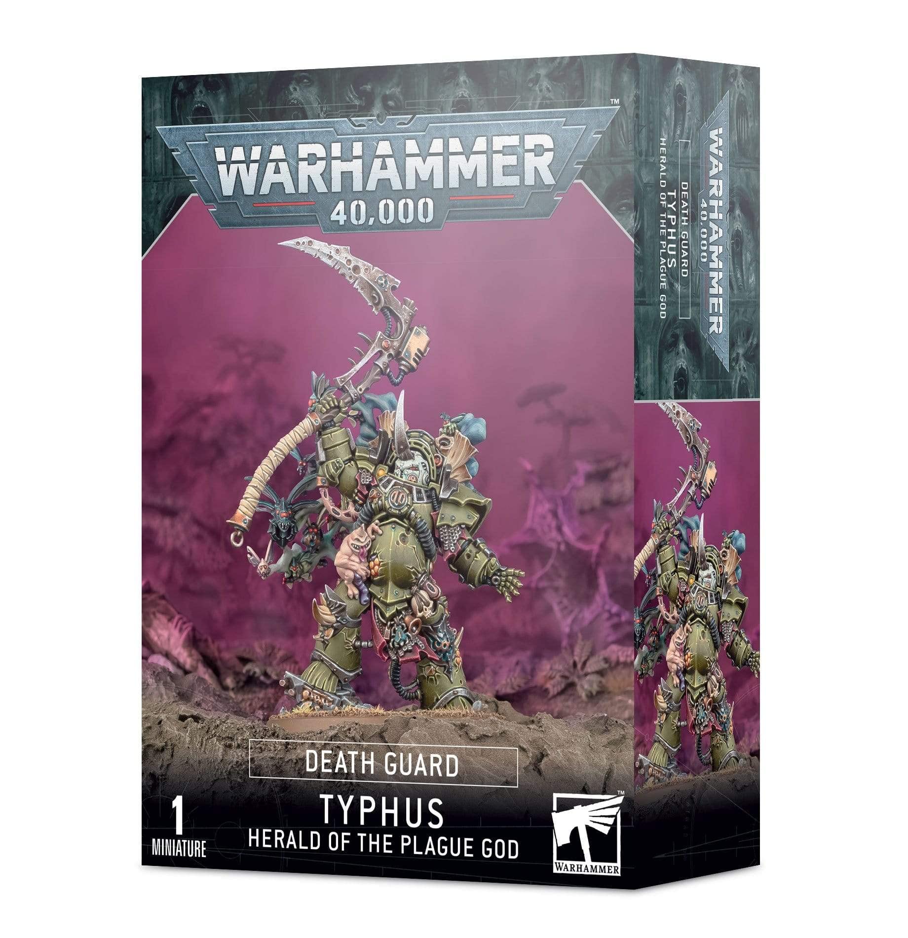 Games Workshop 99120102076" Typhus: Herald of The Plague God Miniature, Black for 12 years to 99 years