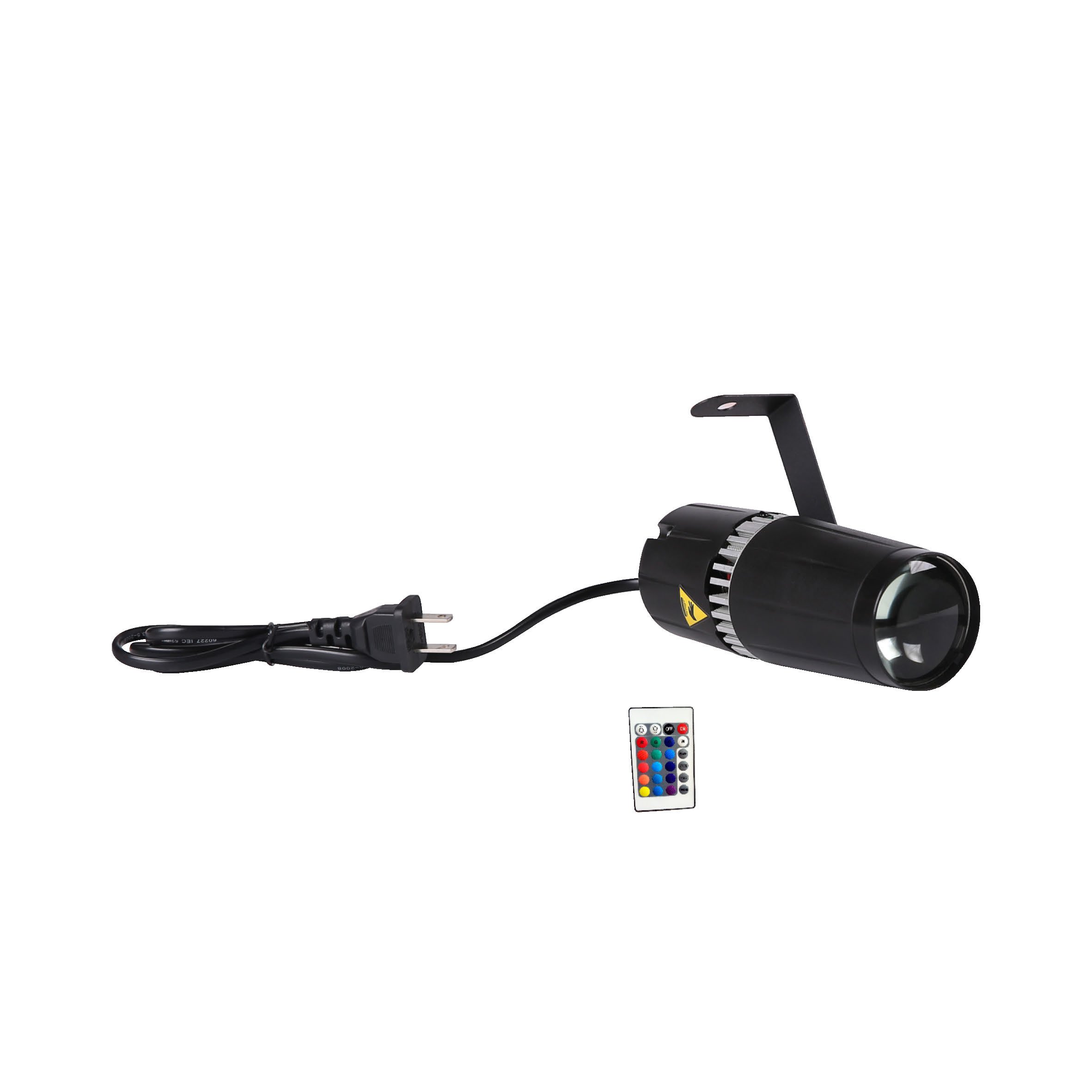 SENLAN LED pinspot Stage Light- SENLAN 9W RGB 3-in-1 Beam Light by IR Remote Controller