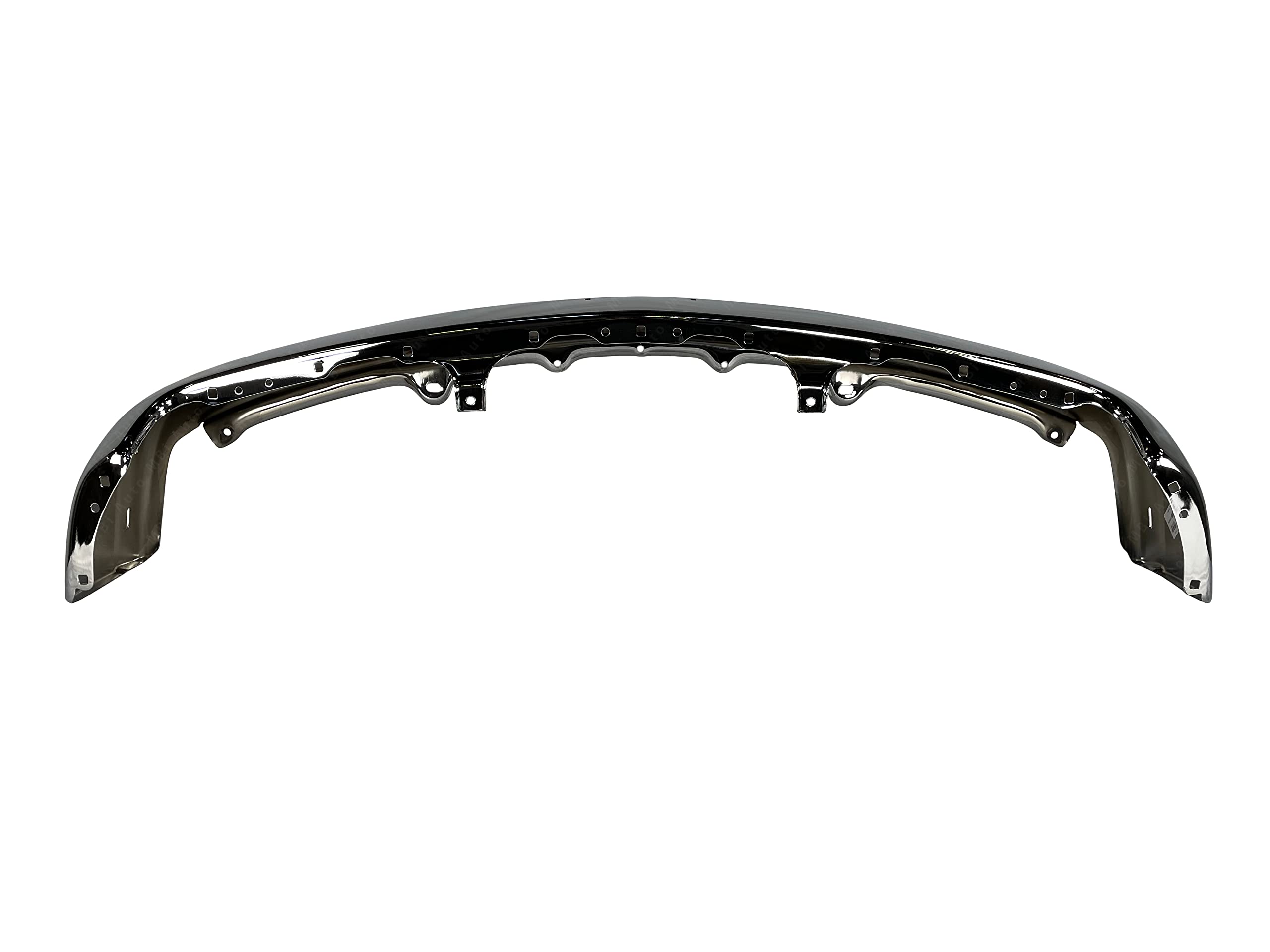 MBI AUTO - Chrome, Steel Front Bumper Impact Bar Fascia Compatible with 1999 2000 2001 2002 Chevy Silverado Pickup 99-02, GM1002376