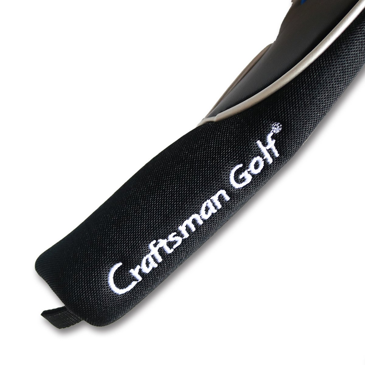 CRAFTSMAN GOLF Black Iron Head Covers Headcover Set with Colorful No. for Taylormade Cobra Mizuno Etc.Suitable for Right and Left Hander Golfer