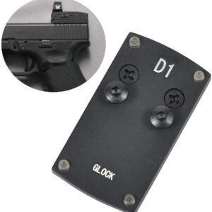 LONJN Glock 17 19 22 23 26 27 34 Mount - Vortex Venom Mount Glock Mounting Plate, Vortex Viper Mount for Glock, Glock Mount Plate for Red Dot Burris Sightmark Vortex Mini Sight