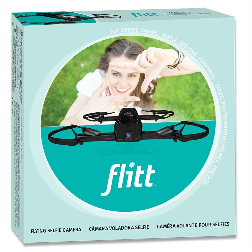 Hobbico Selife Drone Selfie Drone, Gloss Black