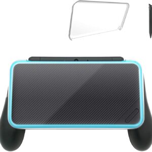 [Updated] Hand Grip Compatible with Nintendo 2DS XL with 1 Stylus and 1 Clear Case Compatible with Nintendo 2DS XL