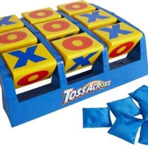 Mattel Games Toss Across Kids Outdoor Game, Bean Bag Toss for Camping and Family Night, Get Three-in-a-Row for 2-4 Players