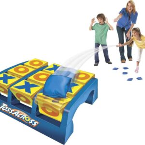 Mattel Games Toss Across Kids Outdoor Game, Bean Bag Toss for Camping and Family Night, Get Three-in-a-Row for 2-4 Players