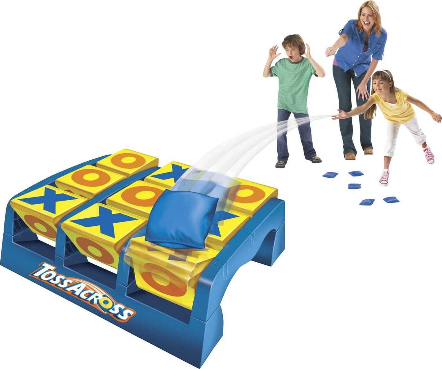 Mattel Games Toss Across Kids Outdoor Game, Bean Bag Toss for Camping and Family Night, Get Three-in-a-Row for 2-4 Players