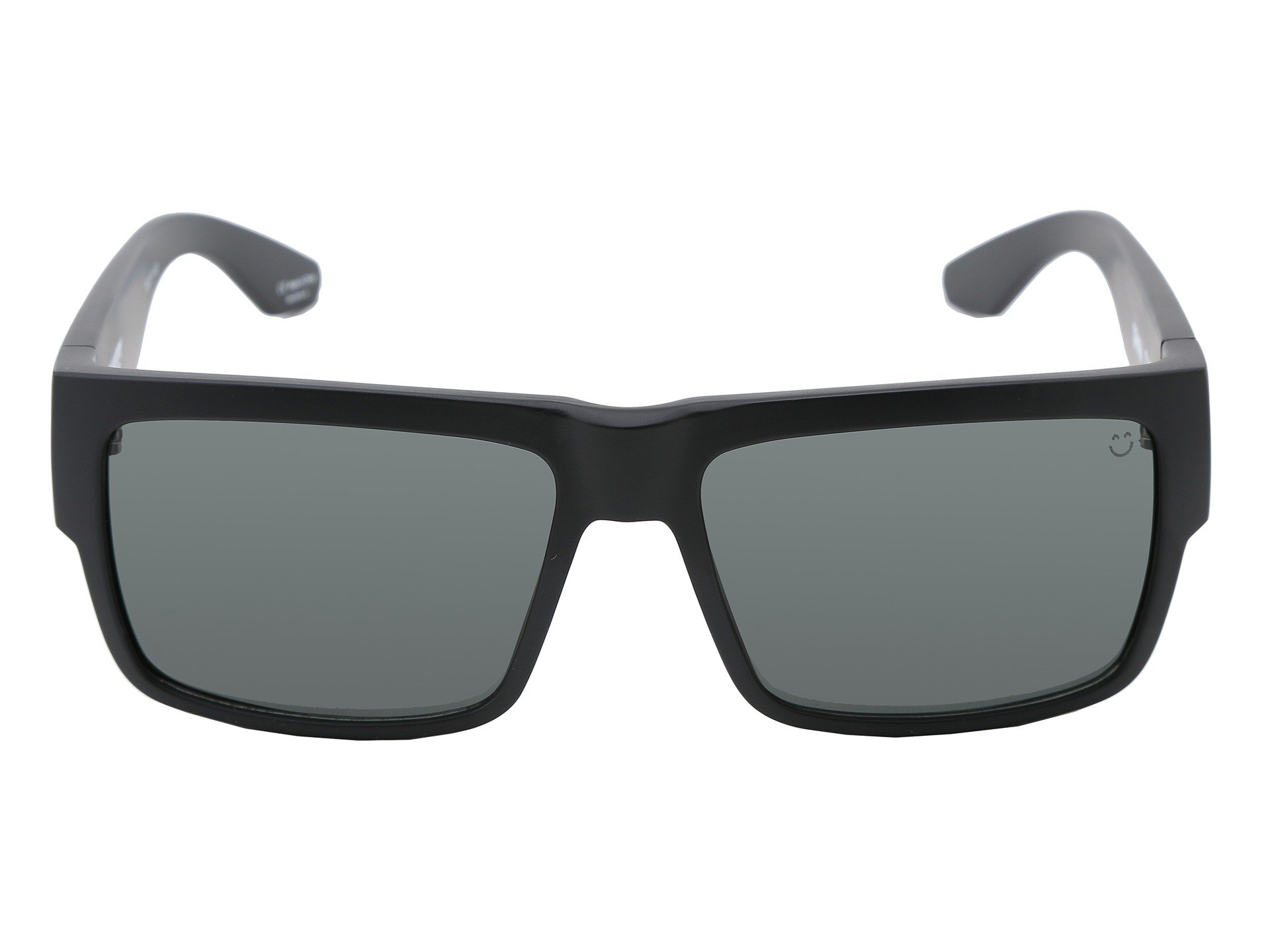 Spy Optic Cyrus Sunglasses Matte Black with Grey Green Lens + Spy Sticker