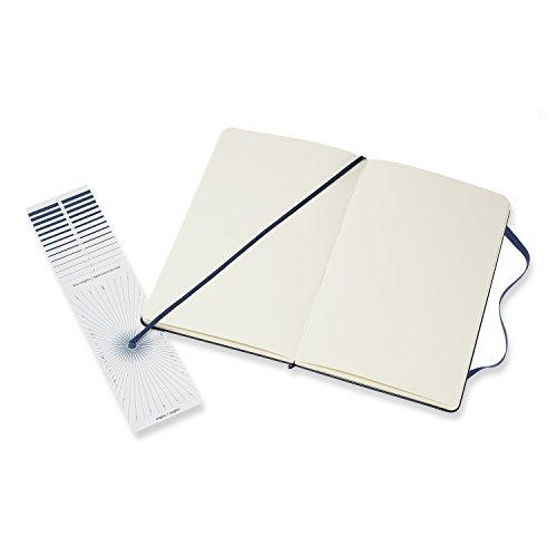 Moleskine Art Sketchbook, Hard Cover, Large (5" x 8.25") Plain/Blank, Sapphire Blue, 104 Pages