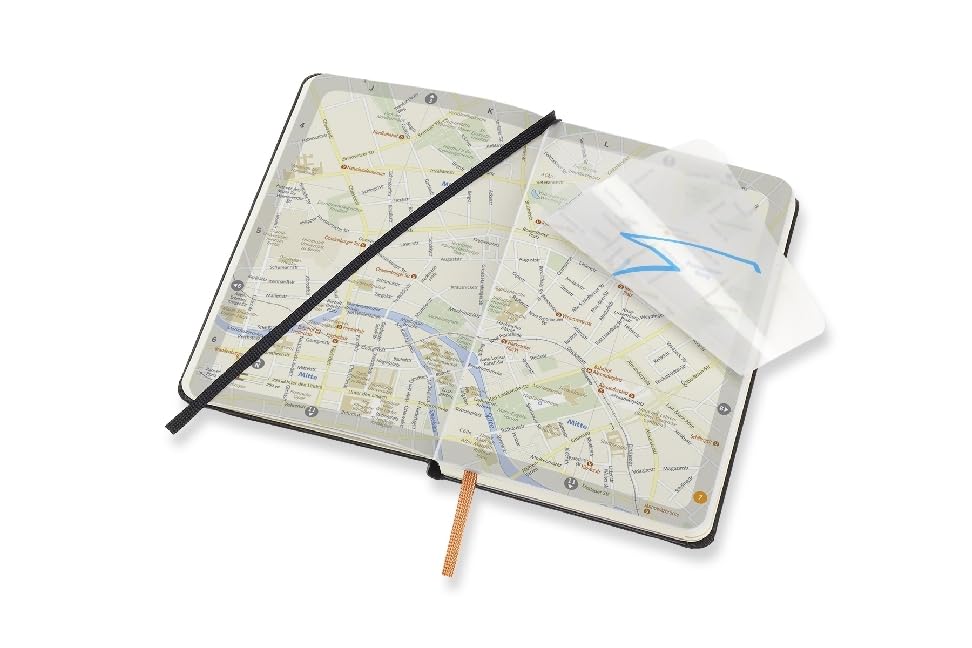 Moleskine Journey City Notebook, Berlin, Hard Cover, Pocket (3.5" x 5.5") Black, 220 Pages