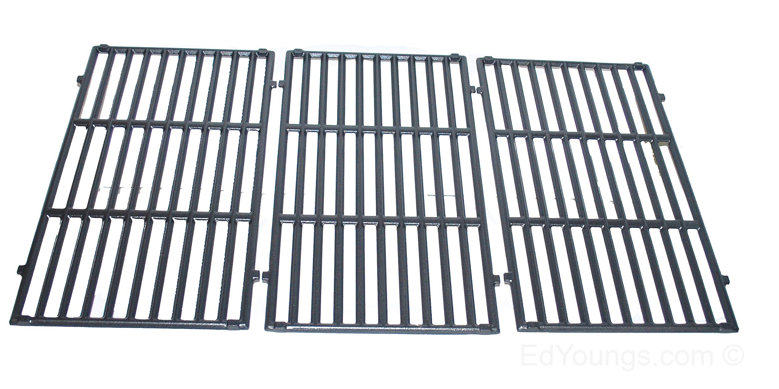 Weber 66097 11-1/4" x 18-3/4" lightly Porcelain Enameled Cast Iron grates for Genesis II E-410